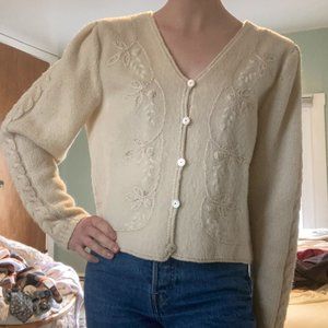 Vintage Button Up Cardigan Sweater